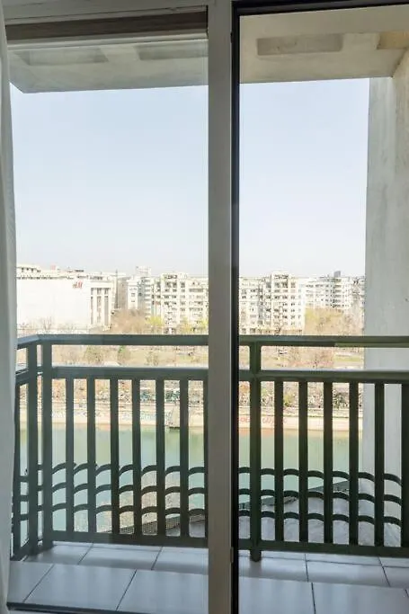 Superb River Views 1Br + Parking Bucharest Romania